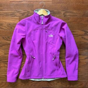 Magenta North Face Women’s Fleece Lined Winter Shell
